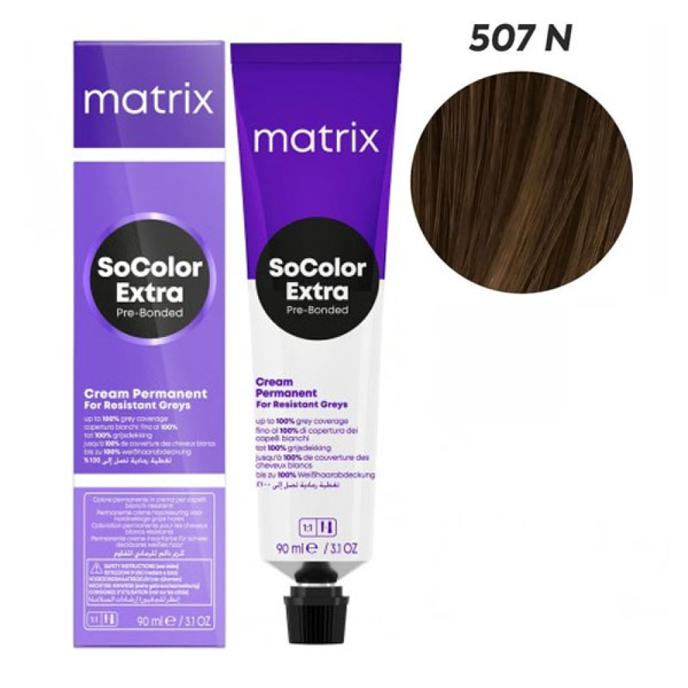 Matrix Socolor Pre-Bonder Стійка крем-фарба для волосся_507N 90мл