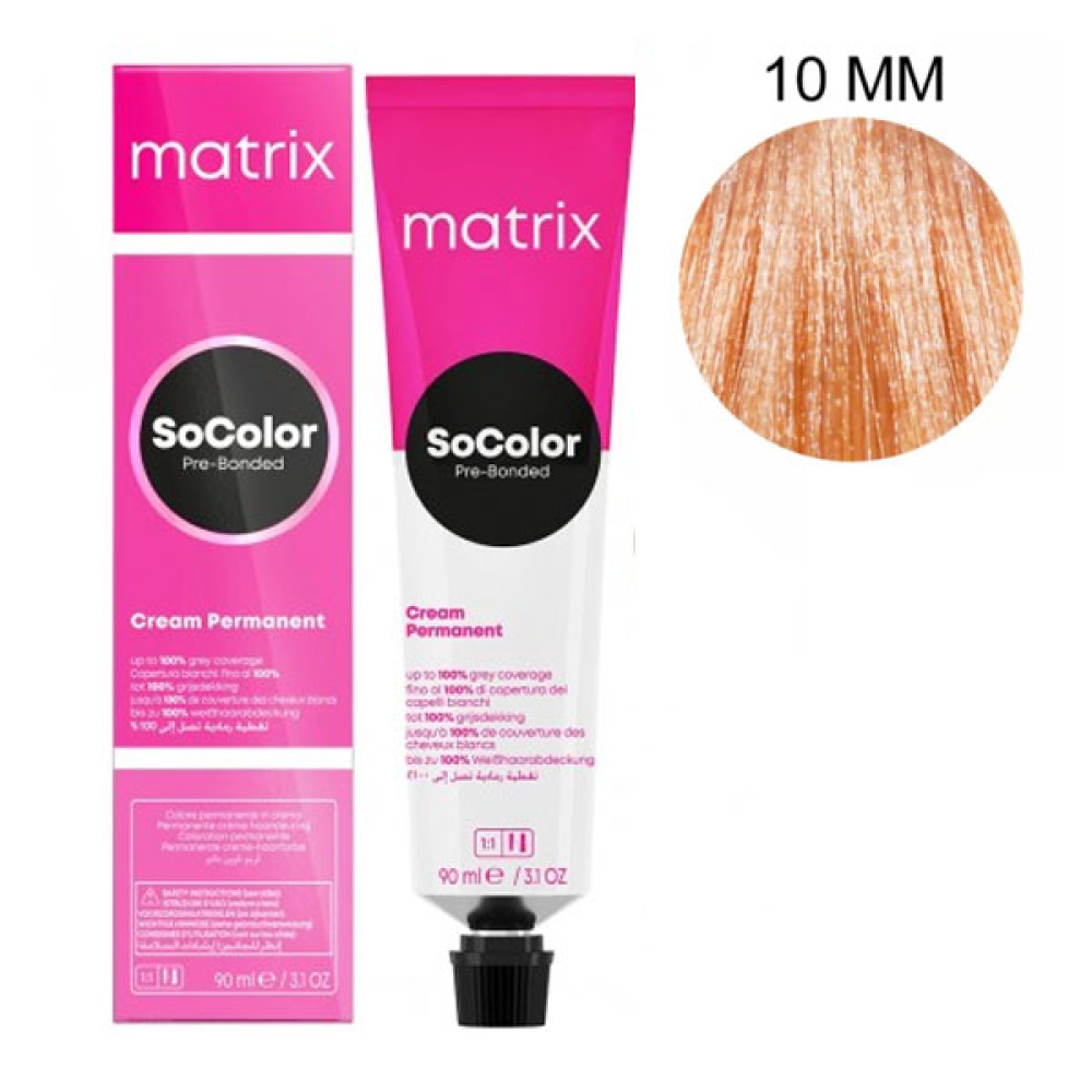Matrix Socolor Pre-Bonder Стійка крем-фарба для волосся_10MM 90мл
