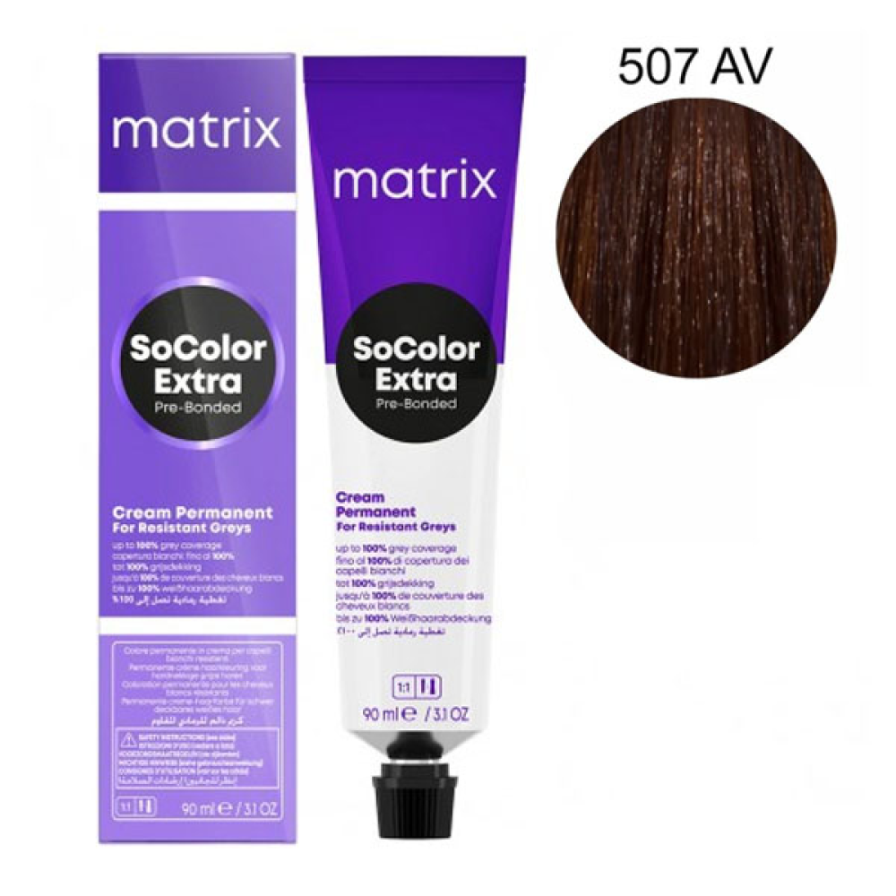 Matrix Socolor Pre-Bonder Стійка крем-фарба для волосся_507AV 90мл