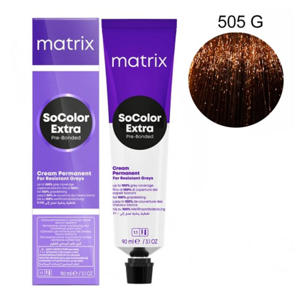 Matrix Socolor Pre-Bonder Стійка крем-фарба для волосся_505G 90мл