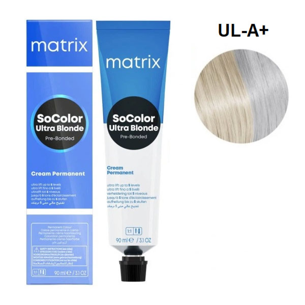 Matrix Socolor Ultra-Blonde Стойкая крем-краска для волос_UL-A+ 90мл