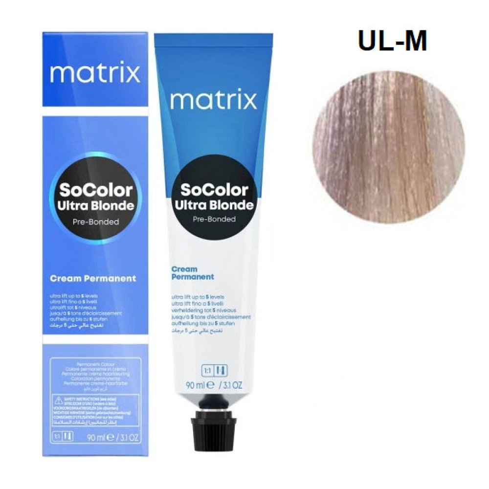 Matrix Socolor Ultra-Blonde Стойкая крем-краска для волос_UL-M 90мл