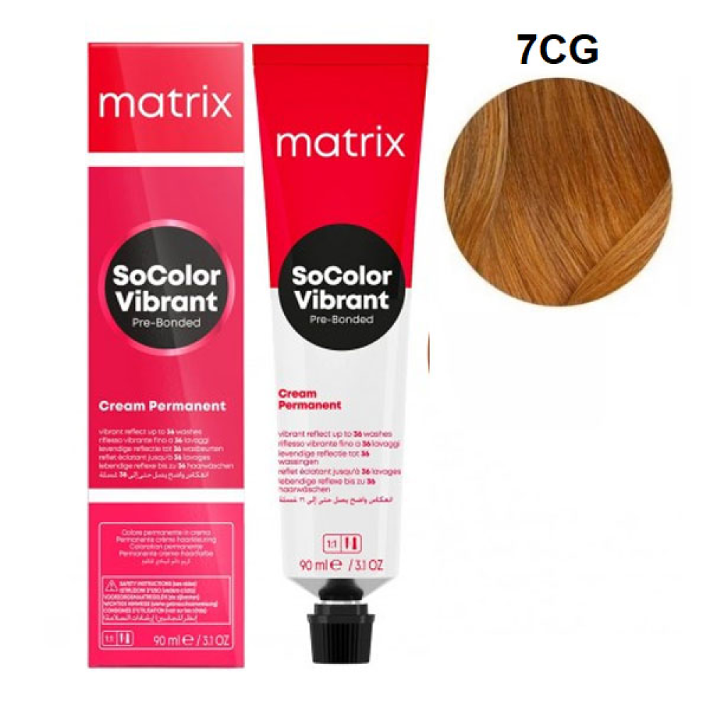 Matrix Socolor Pre-Bonded Стойкая крем-краска для волос_7CG 90мл