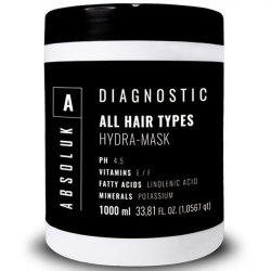 Absoluk Diagnostic All Hair Types Hydra Mask_Зволожувальна маска для всіх типів волосся 1000 мл