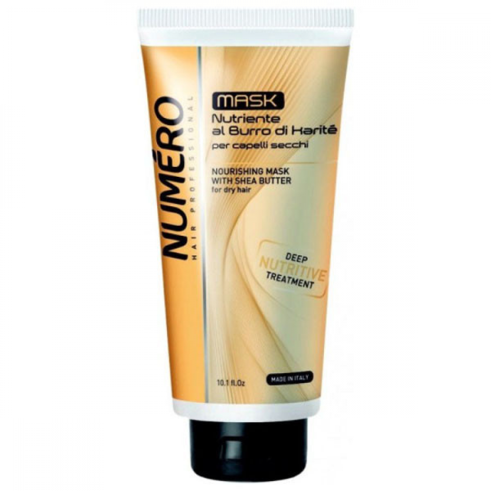 Brelil Numero Nourishing Mask With Shea Butter_Півникова маска з олією карите 300 мл