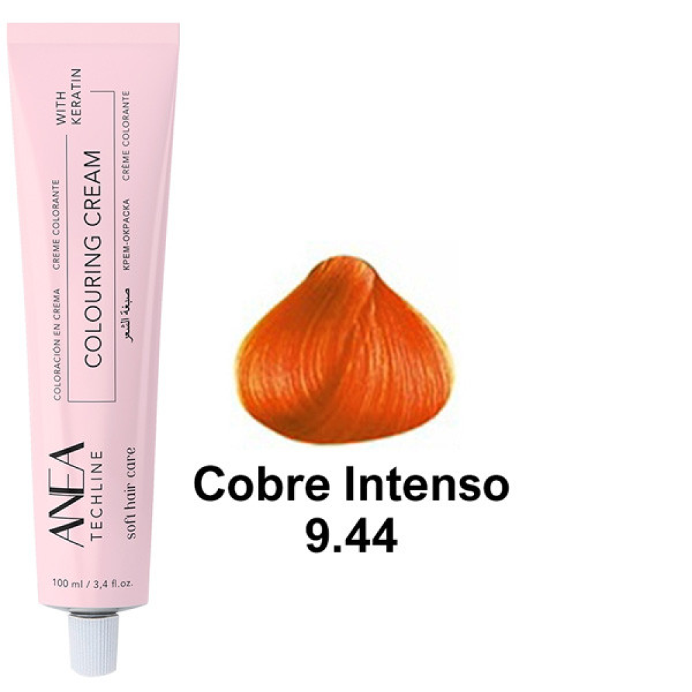 Anea Colouting Cream Стойкая крем-краска для волос 9.44 интенсивный ультрасветлый медно-русый 100мл