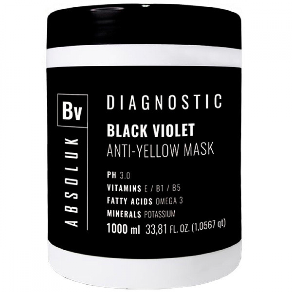 Absoluk Diagnostic Black Violet Anti-Yellow Mask Антижелтая фиолетовая маска 1000мл