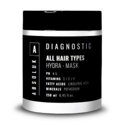 Absoluk Diagnostic All Hair Types Hydra Mask_Зволожувальна маска для всіх типів волосся 250 мл