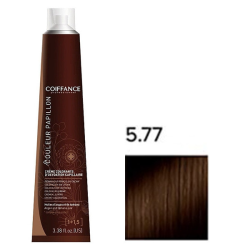 Coiffance Couleur Papillon Color Cream Стійка крем-фарба для волосся_5.77 темний шатен світло-коричневий 100 мл