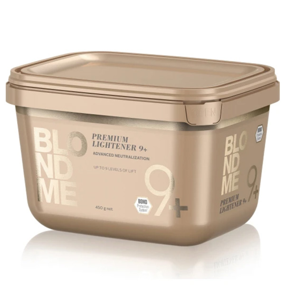 Schwarzkopf BlondMe Bond Enforcing Premium Lightener 9+_Осветляющий порошок для волос до 9 тонов 450гр
