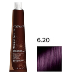 Coiffance Couleur Papillon Color Cream Стійка крем-фарба для волосся_6.20 інтенсивний фіолетовий темно-русявий