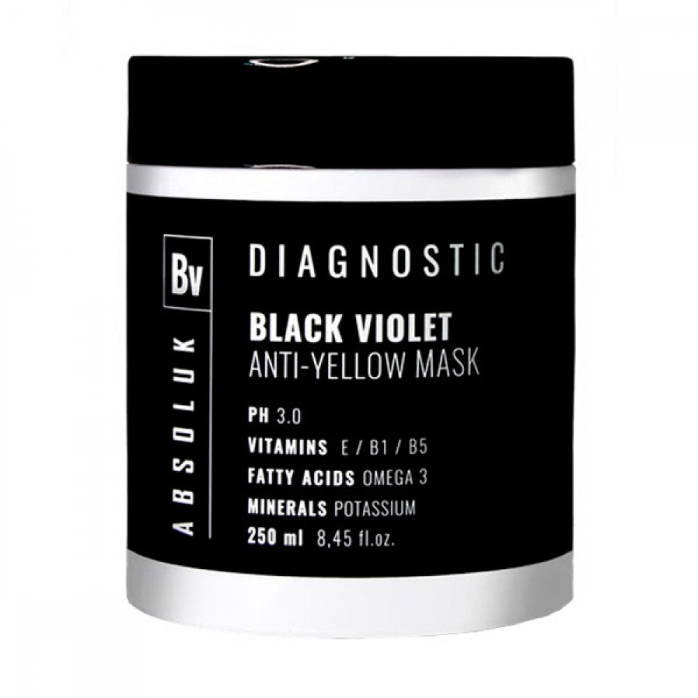 Absoluk Diagnostic Black Violet Anti-Yellow Mask Антижелтая фиолетовая маска 250мл