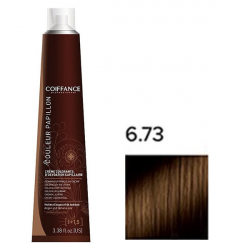 Coiffance Couleur Papillon Color Cream Стійка крем-фарба для волосся_6.73 золотисто-коричневий темно-русявий